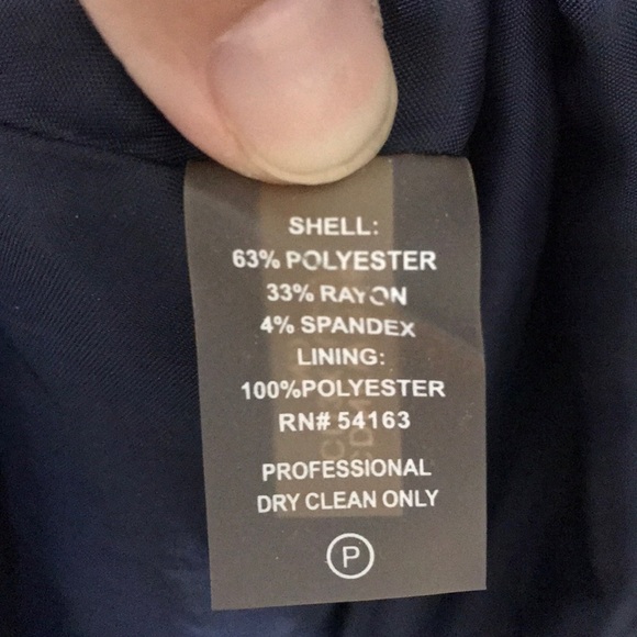 Calvin Klein Blue Dress w Belt - Size 4 - Picture 5 of 6